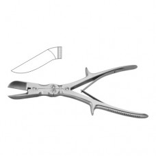Stille-Liston Bone Cutting Forcep Curved - Compound Action Stainless Steel, 27.5 cm - 10 3/4"